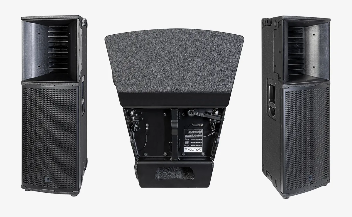 Drei Ansichten des CONTOUR X 210 LT / © HK Audio, Andy C.