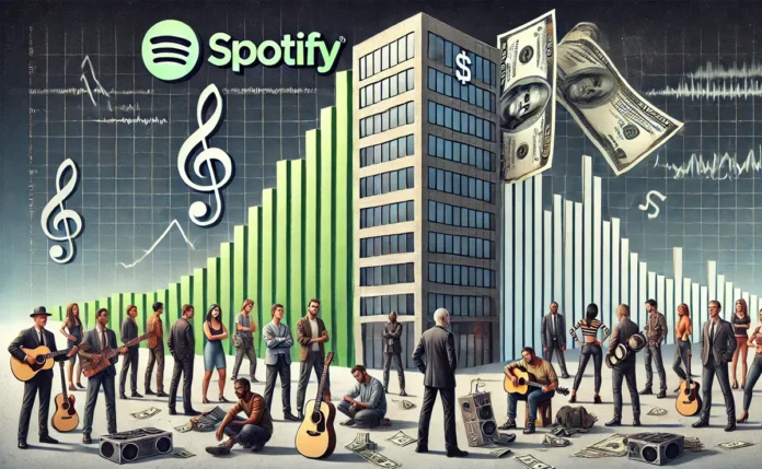 Spotify Auszahlungen nicht gerecht © KI generated